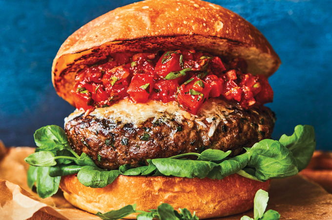 Herb and Parmesan Burgers