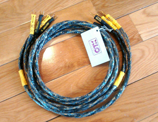 XLO Electric ER-12 speaker cables Spades to Bananas  8f...