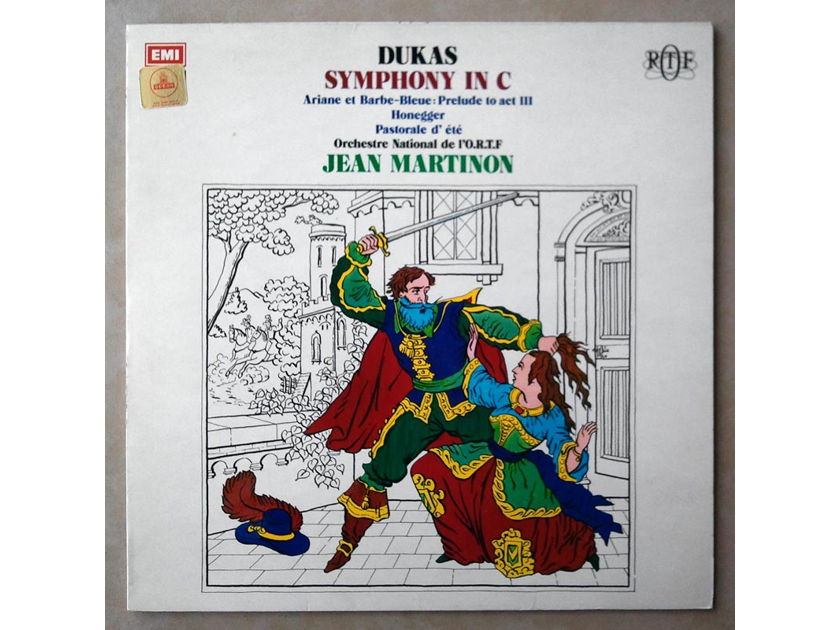 EMI HMV ASD 2953 | MARTINON / - DUKAS Symphony in C, HONEGGER Pastorale | UK Pressing - NM