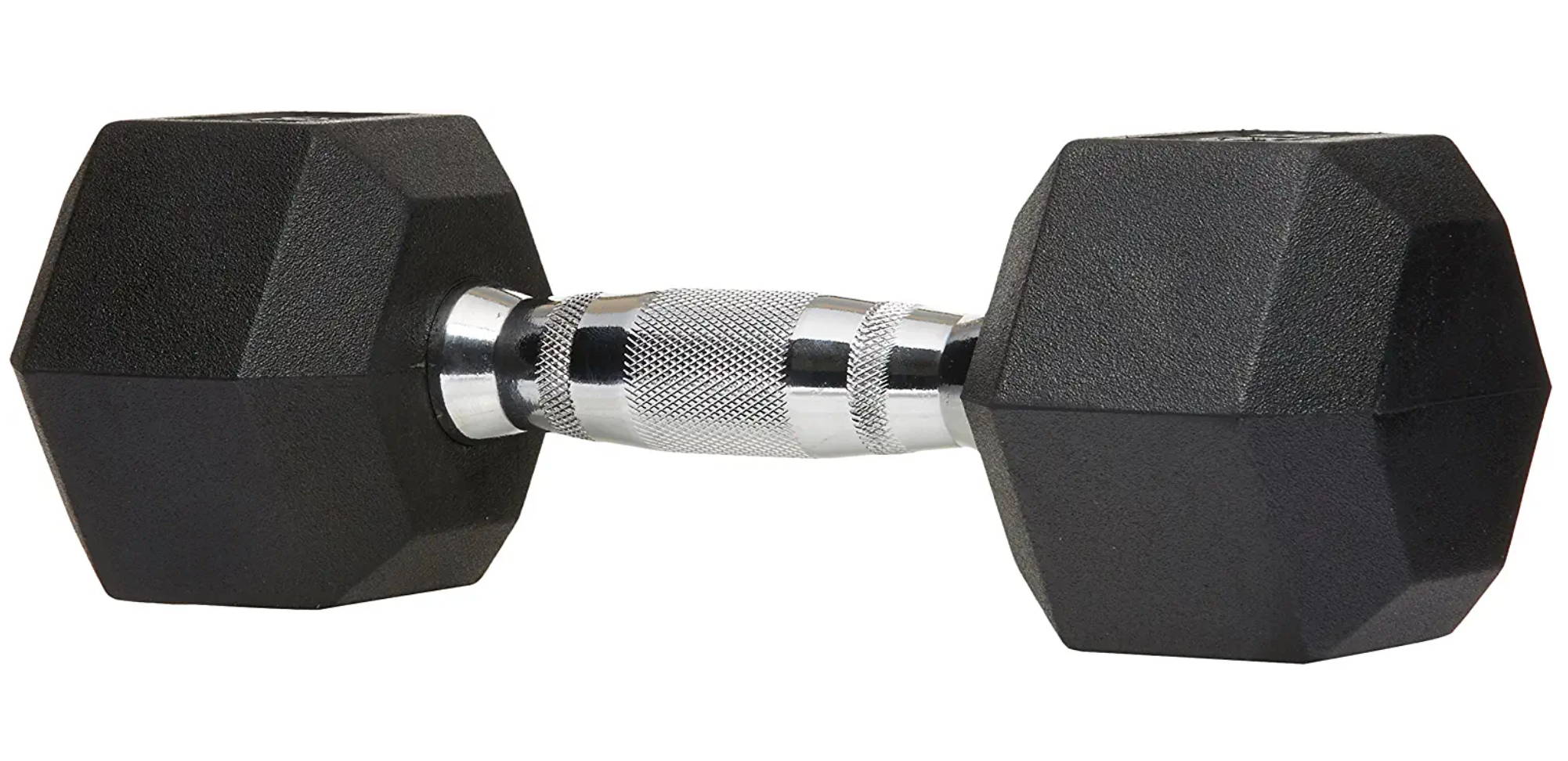 Amazon Basics Rubber Encased Hex Dumbbell