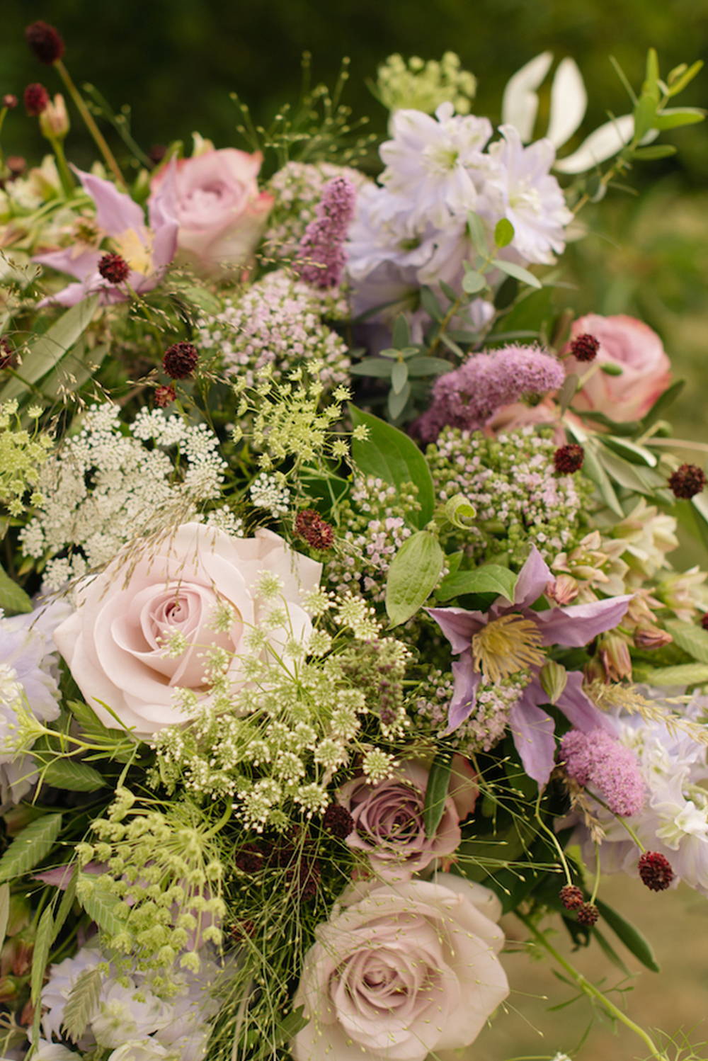 Wild at Heart Lilac Fields Bouquet, featuring clematis