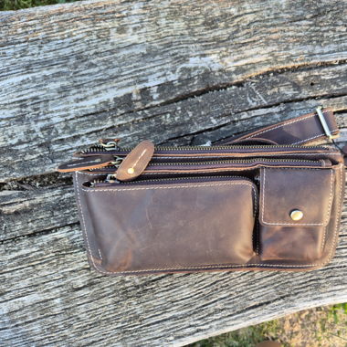 Gürteltasche Leder
