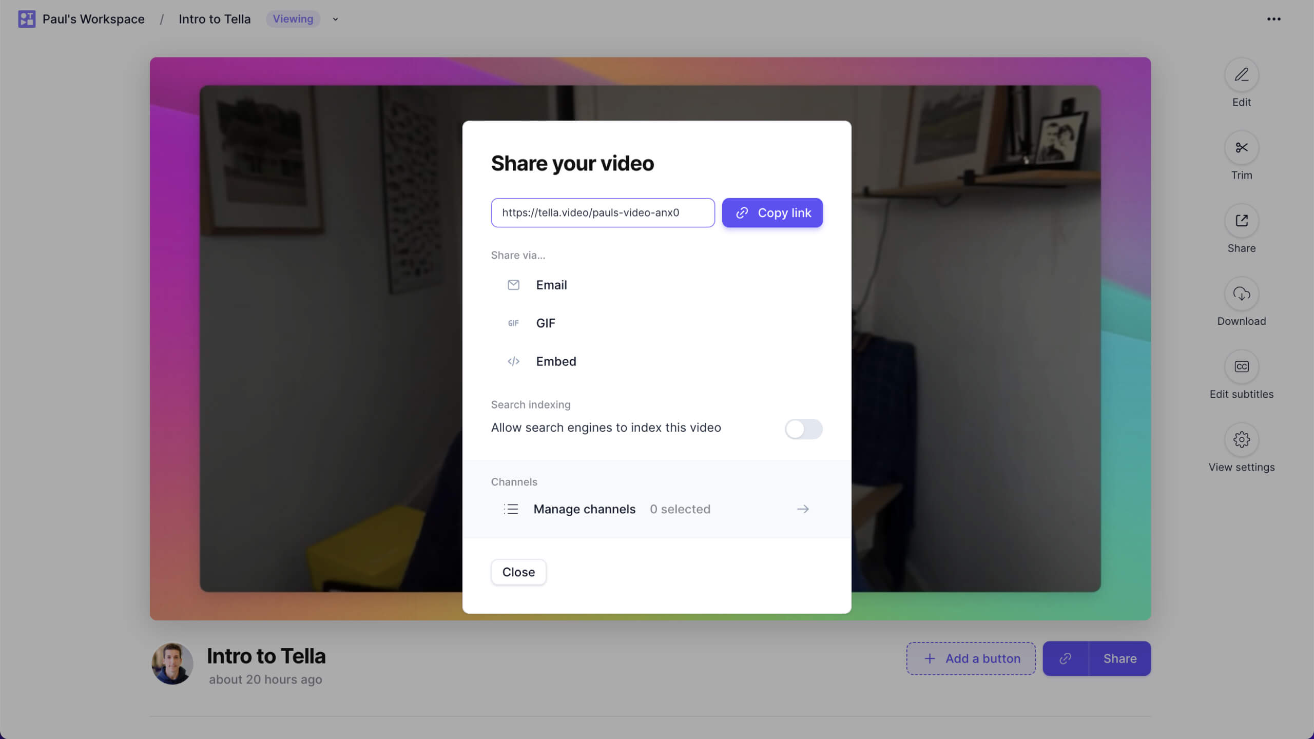Link Sharing