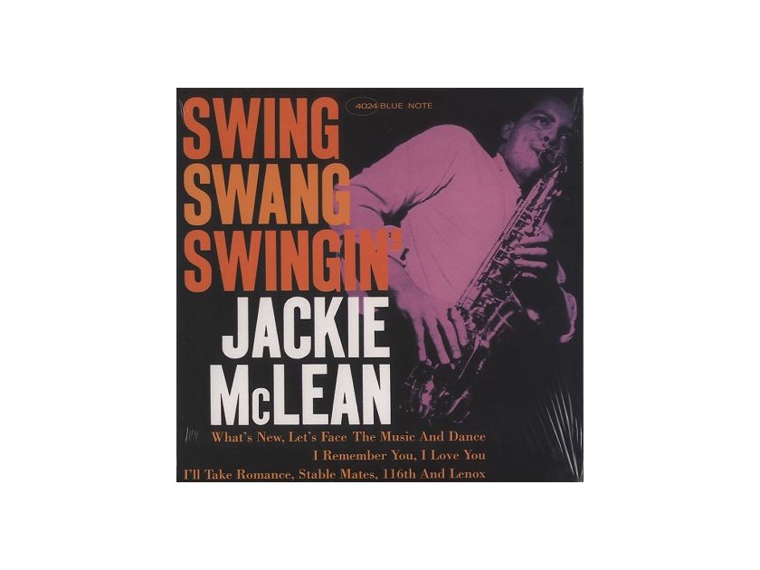 Jackie McLean - Swing Swang Swingin' - Music Matters (Blue Note)  2 LPs 45RPM  Numbered Limited Edition 180gram vinyl