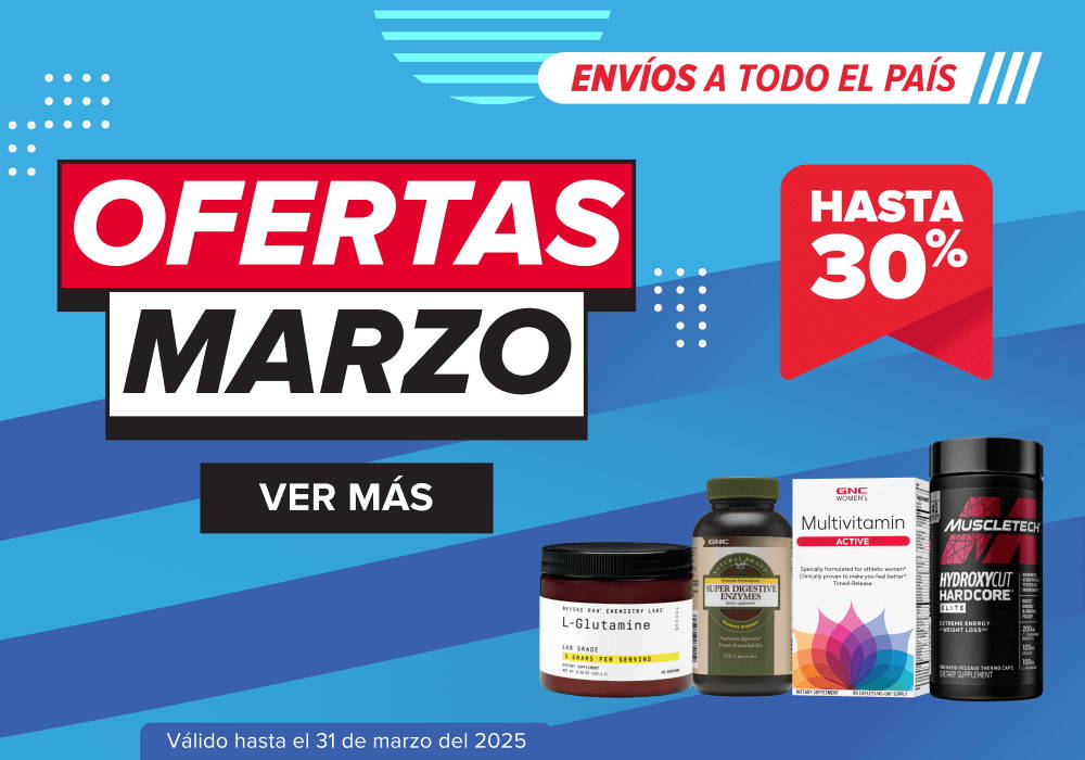 Ofertas Marzo 2025 GNC