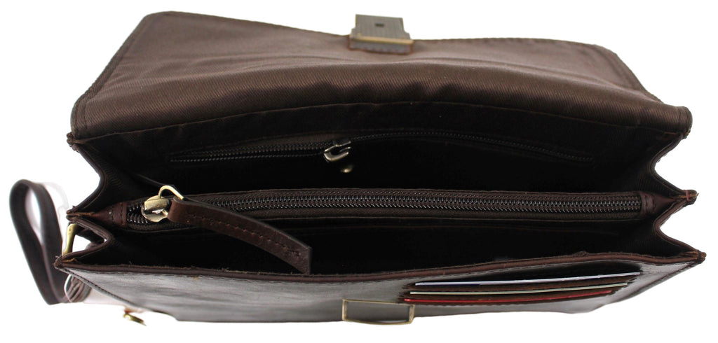 PULL UP LEATHER MEN'S CLUTCH BAG STYLE 51013 - Image 5