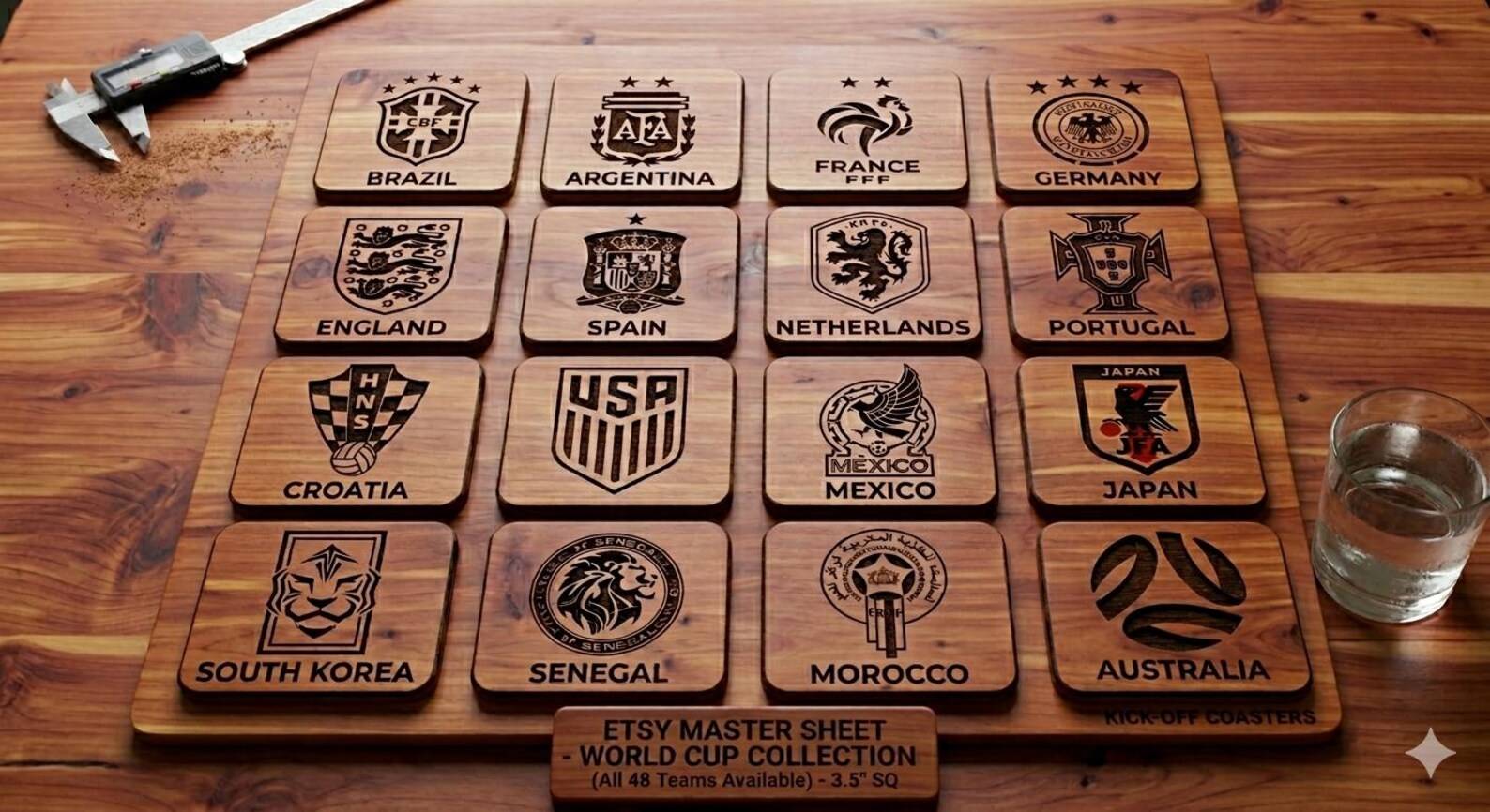 The 20 Best Football-Related Laser Engraving and Cutting Projects for the 2026 FIFA World Cup 008