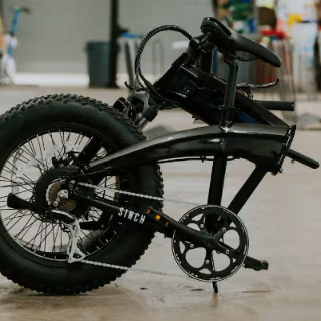 an Aventon Sinch 2.5 electric folding bike