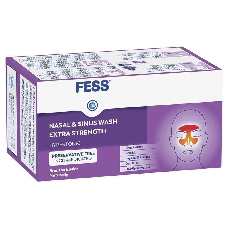Lot of 2| Fess Nasal & Sinus Wash Extra Strength Refill 24 Sachets - Image 2
