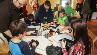 kindermuseum adlerturm schild basteln