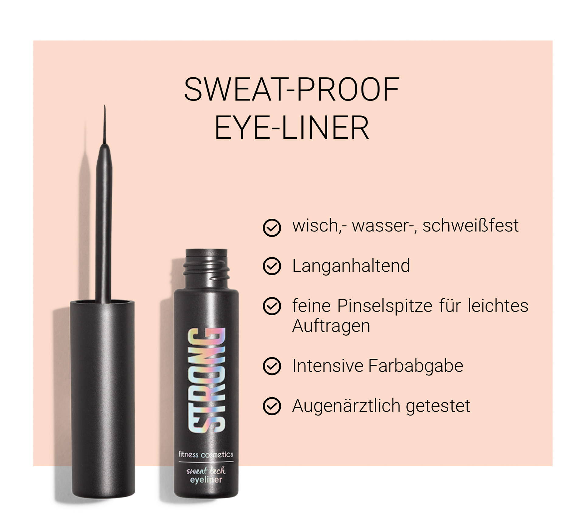 Eyeliner mit Beschreibung