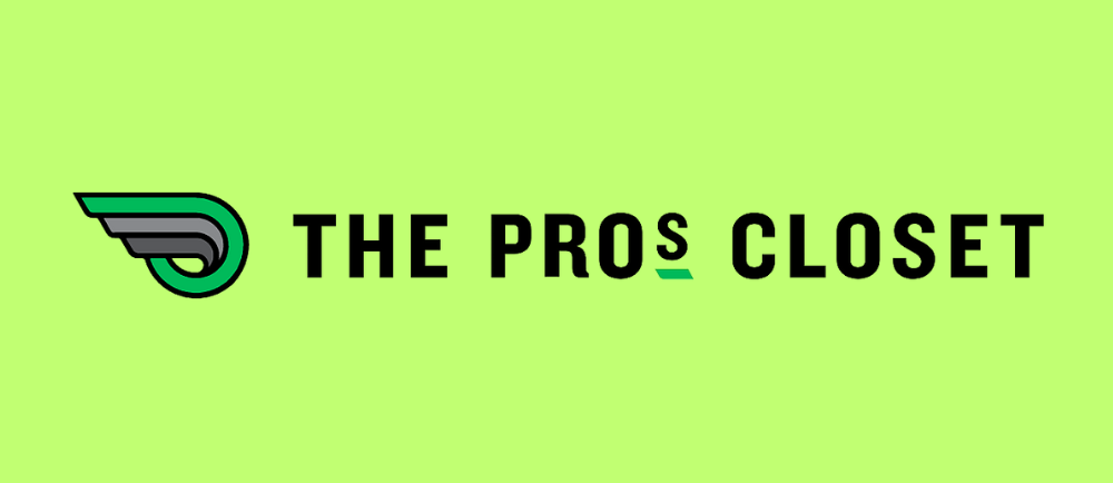 the Pros Closet logo on lime green background