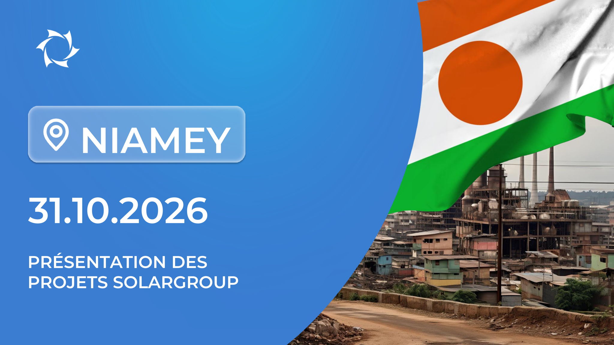 Présentation des projets SOLARGROUP à Niamey (Niger)
