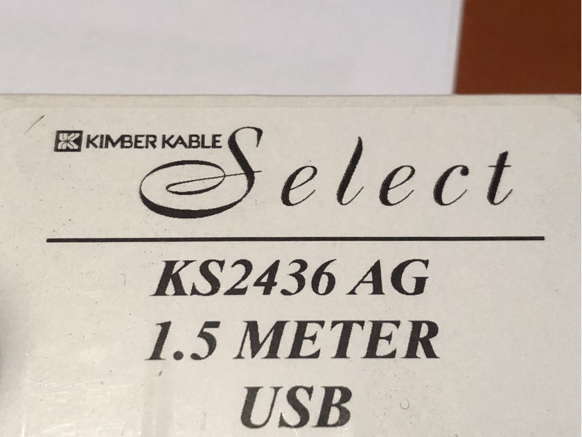 Kimber Kable KS 2436 AG Select - 1.5m USB - as new!