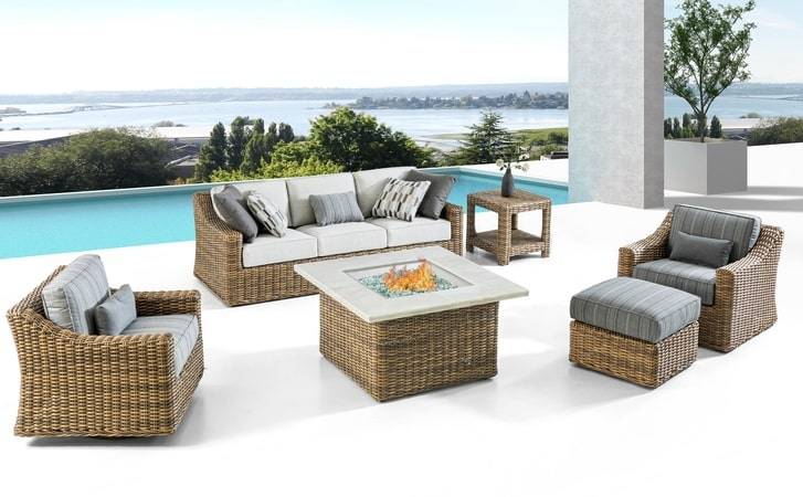 Erwin and Sons Miramar Outdoor All Weather Wicker Patio Seating
