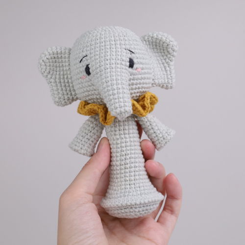 Elephant Baby Rattle
