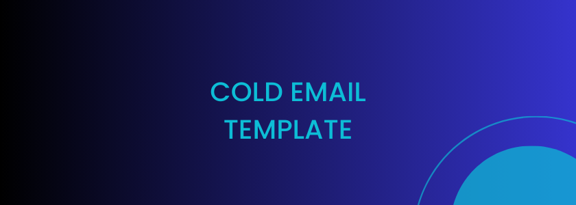 Cold email template for lead generation thumbnail