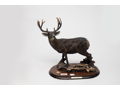 Mule Deer Sculpture Snow Muley by Bill Gaither