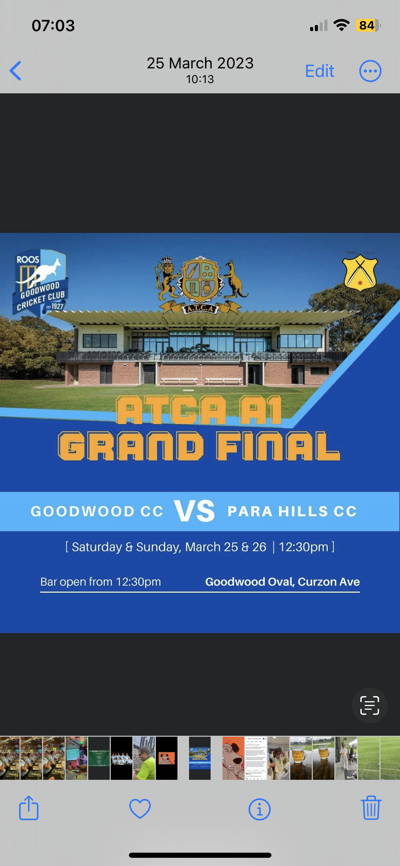 Goodwood CC Cricket Club Logo