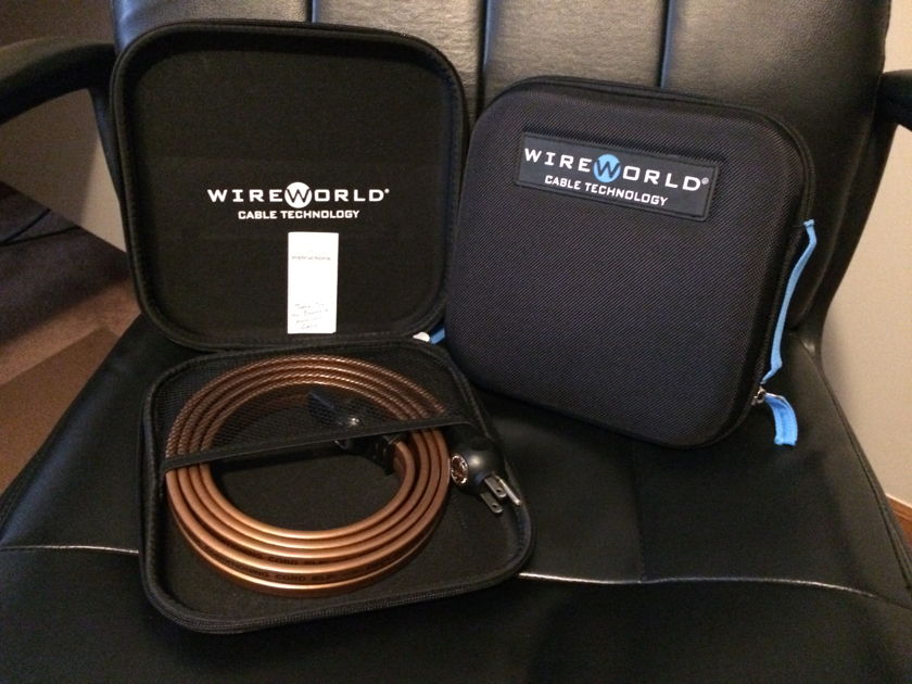 Wireworld Electra 7 Power Cords 2 Meter LIKE NEW (2 cords)