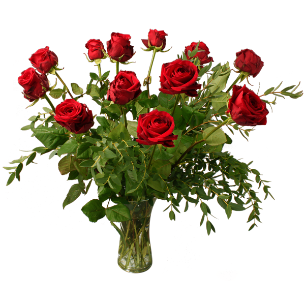 12 Roses rouges | Fleurop-Interflora Belgique