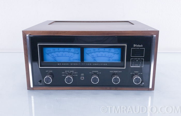 McIntosh  MC2205 Vintage Stereo Power Amplifier; MC-220...