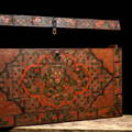 Painted Antique Tibetan chests, altar cabinets, prayer tables, doors and other furniture