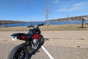 2014 MV AGUSTA RIVALE 800 EAS ABS motorcycle for rent near Roseville, MN