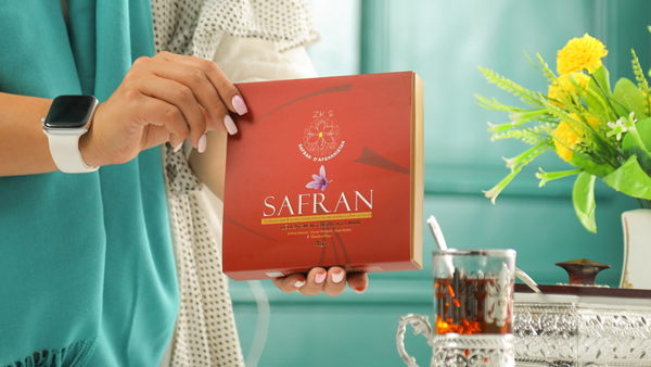 ZKS Saffron Packaging Design by ZarifGraphic