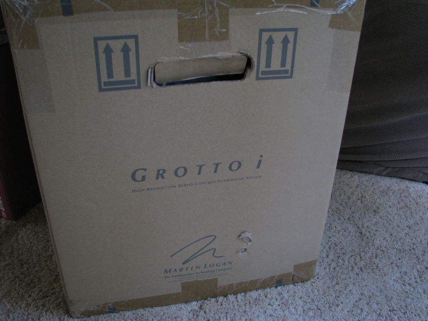 Martin Logan Grottoi Subwoofer, NEW in Factory Sealed Box,  Black with one 10" Woofer, NIB