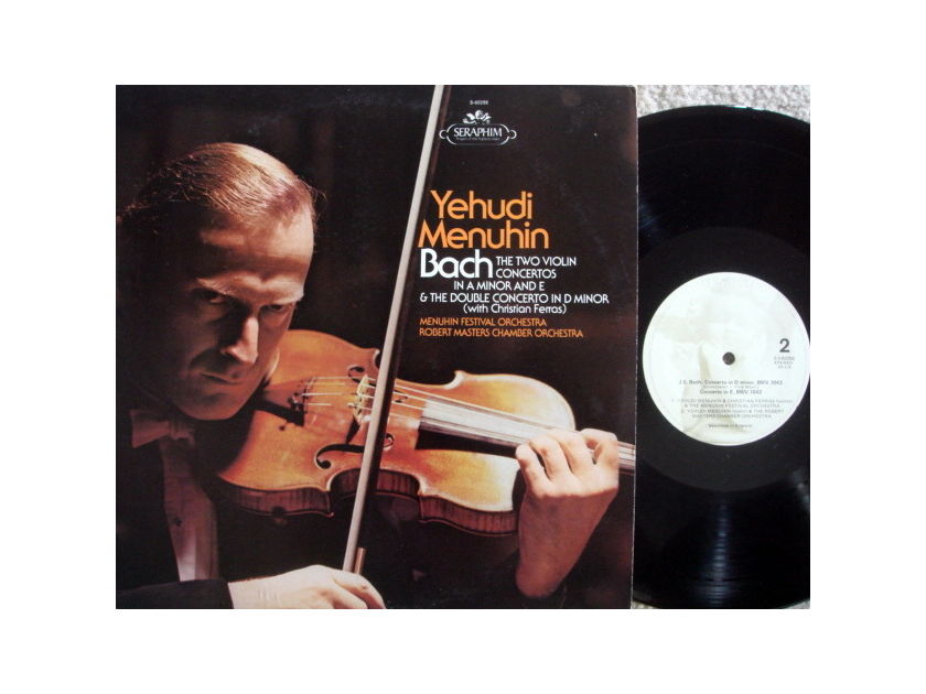 EMI Angel Seraphim / MENUHIN-FERRAS,  - Bach Two Violin Concertos, NM!
