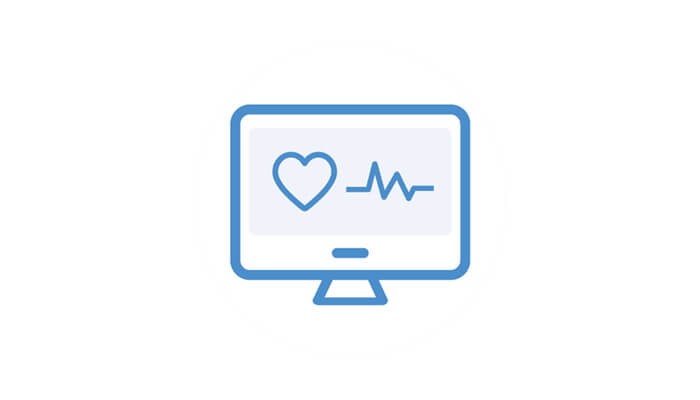 Wellue 12-Kanal-EKG-Tablet ermöglicht Benutzern das Exportieren und Drucken von EKG-Berichten.