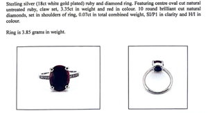 Natural Ruby & Diamond Ring (4.27ct)