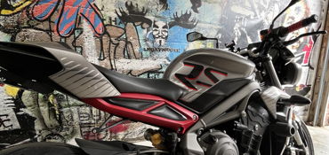 2022 TRIUMPH STREET TRIPLE 765 RS motorcycle for rent near Gaithersburg, MD