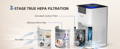 3-stage true HEPA filteration