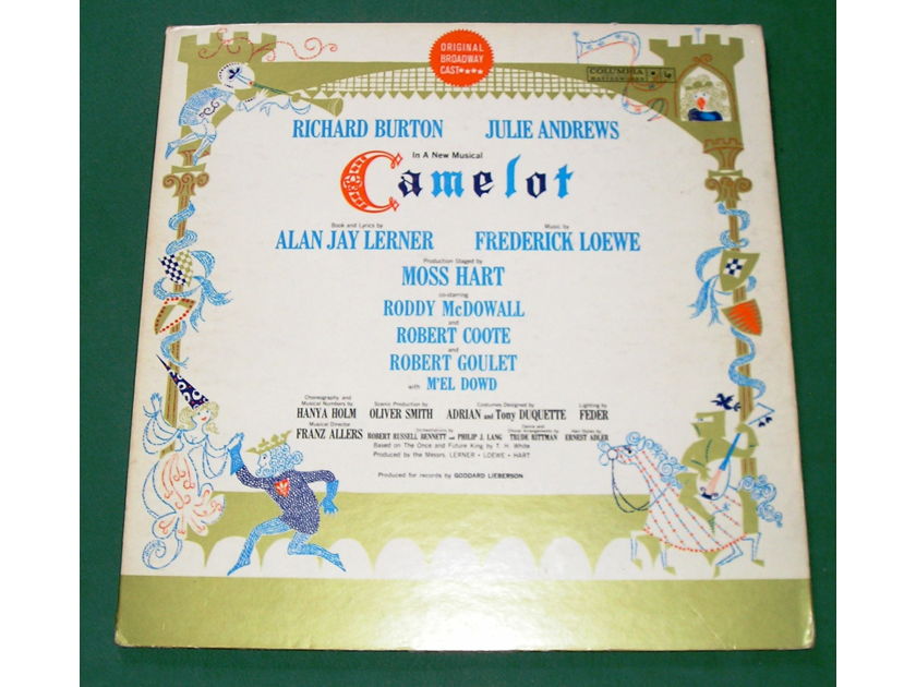 CAMELOT - ORIGINAL BROADWAY CAST - * 1962 COLUMBIA MONO 2-EYE *  Masterworks 3b Label - NM 9/10