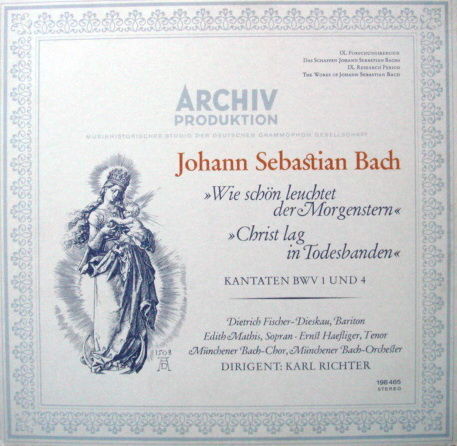 1st Press Archiv / RICHTER, - Bach Cantatas BWV.1& 4, M...