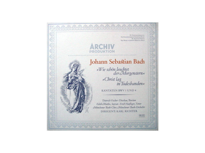 1st Press Archiv / RICHTER, - Bach Cantatas BWV.1& 4, MINT!