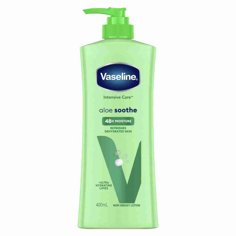 Vaseline Intensive Care Aloe Soothe Body Lotion To Refresh Dehydrated Skin 400Ml - Image 2