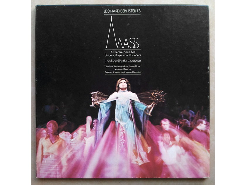 Columbia/Bernstein conducts - his MASS / 2-LP set / / NM