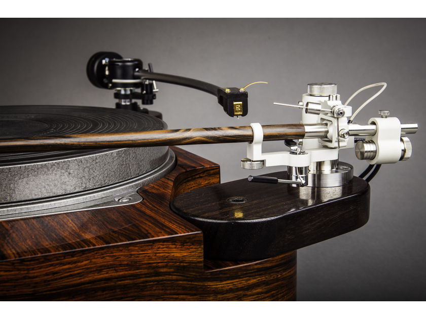 Garrard 301 Dual Tonearm in Cocobolo by Woodsong Audio
