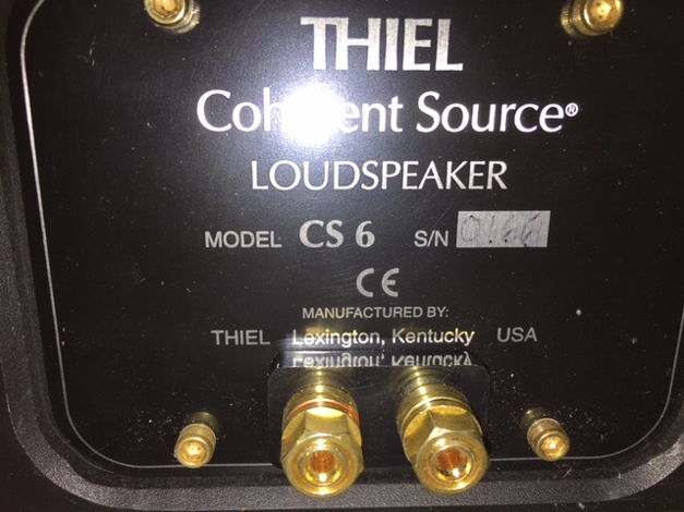 Thiel Audio CS-6 - Reduced Price $500.00 per pair - two...