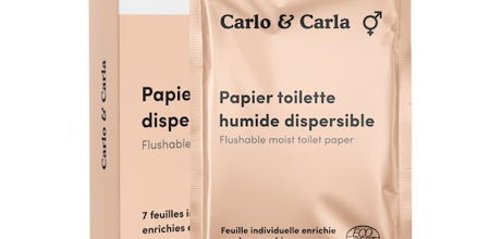 Papiers toilette humides individuelles - 10x7