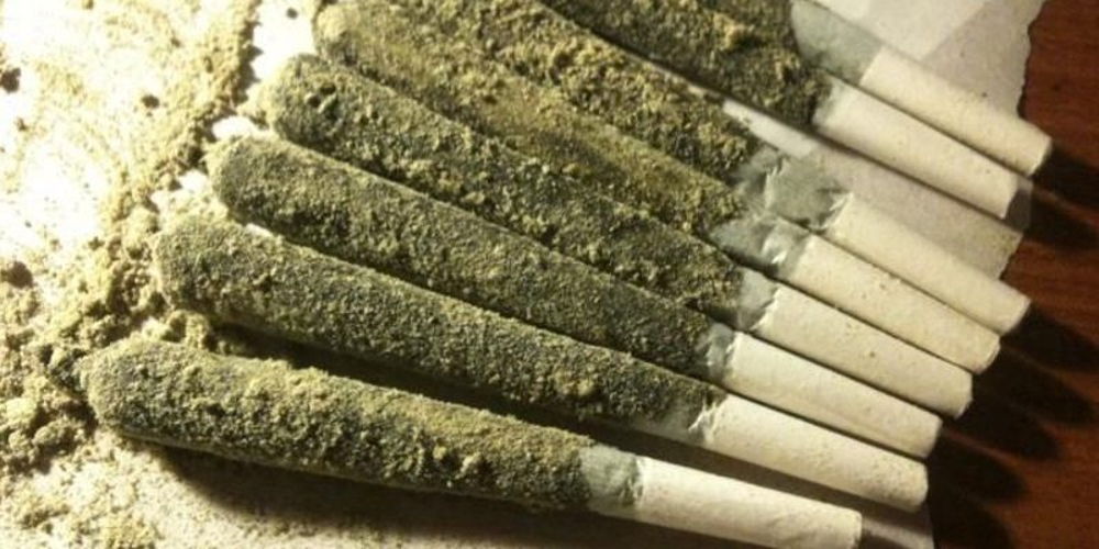 Kief Joint or Tarantula Joints Are Dipped in Kief