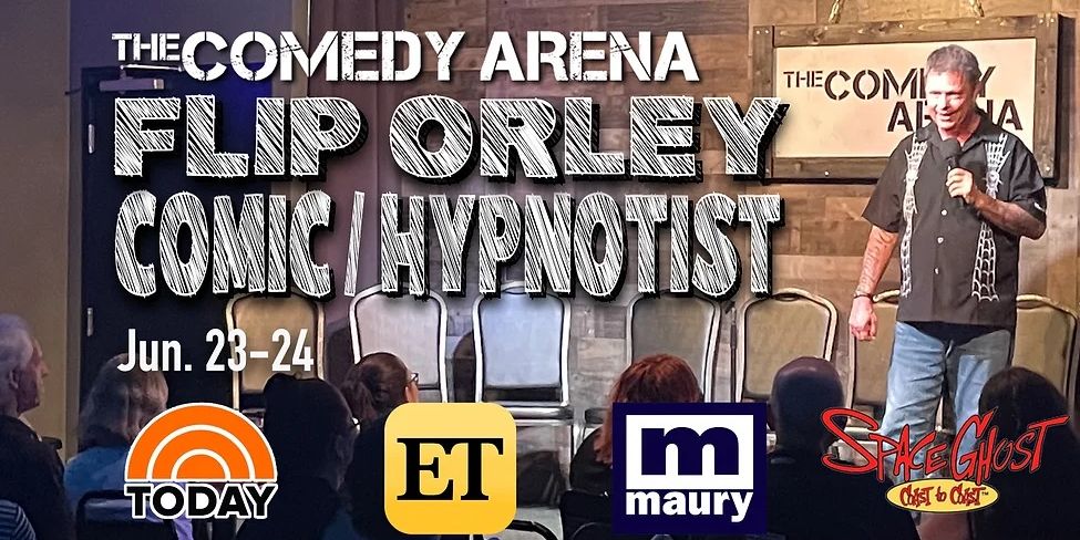 Flip Orley | Comic/Hypnotist promotional image
