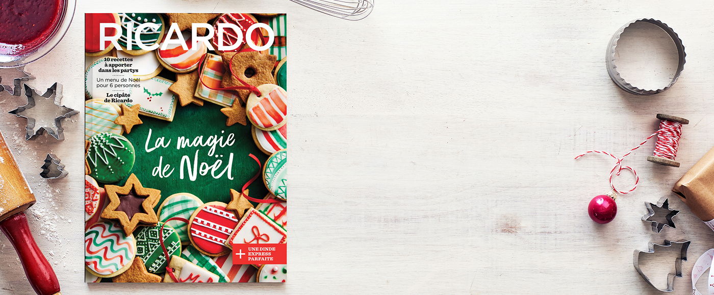 Le temps des fêtes est à nos portes avec notre nouveau magazine | RICARDO