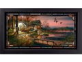 Hunter’s Haven Stained Art Glass by Terry Redlin