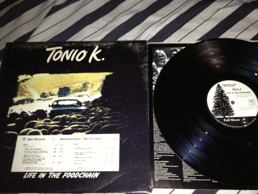 Tonio K. - Life In The Foodchain White Label Promo  LP NM