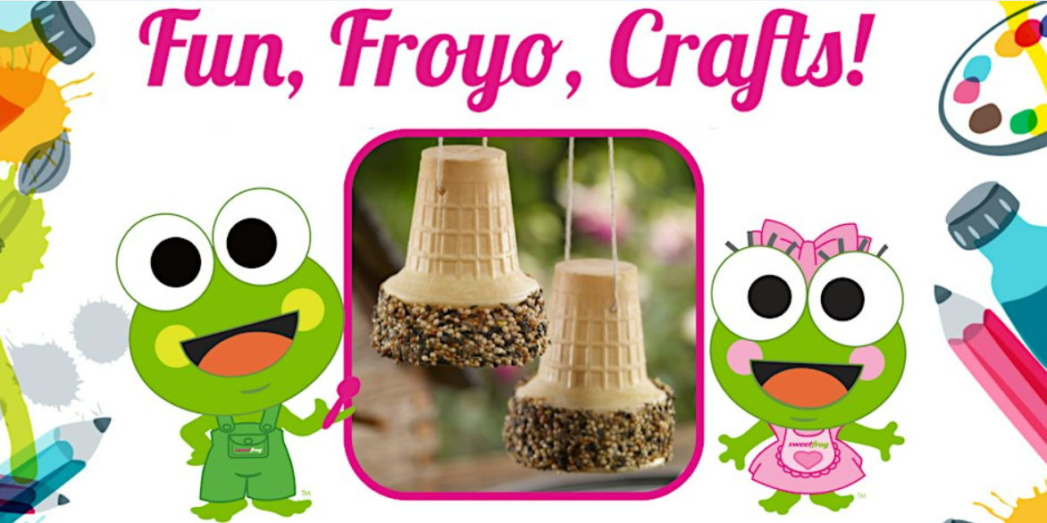 Bird Feeder Craft at sweetFrog Dundalk promotional image
