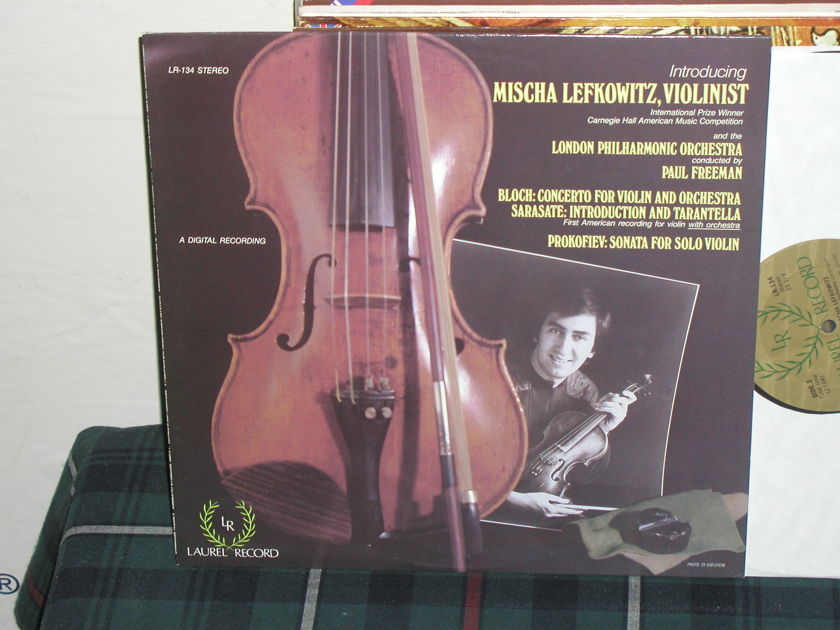 Lefkowitz/Freeman/LPO - Bloch Cto For Violin/Orch Laurel Stereo LR-134